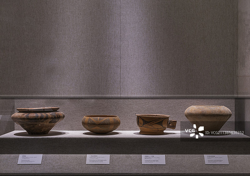 仰韶文化彩陶器图片素材