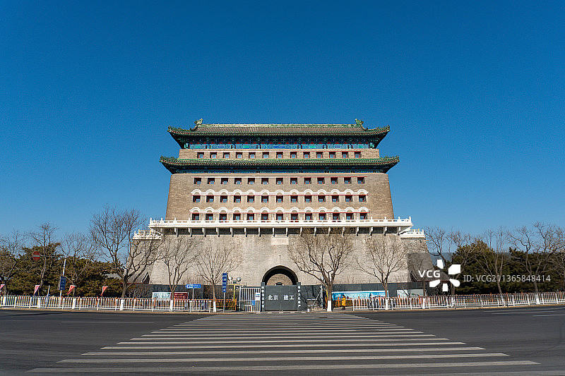 前门正阳门箭楼图片素材