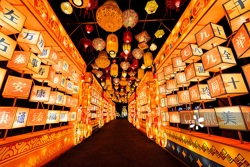 深圳2022年湾区超级灯会图片素材