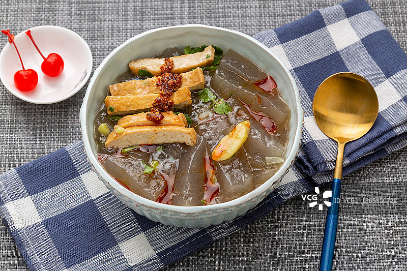 炒凉粉图片素材