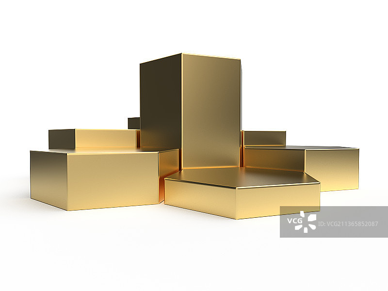 金色领奖台图片素材