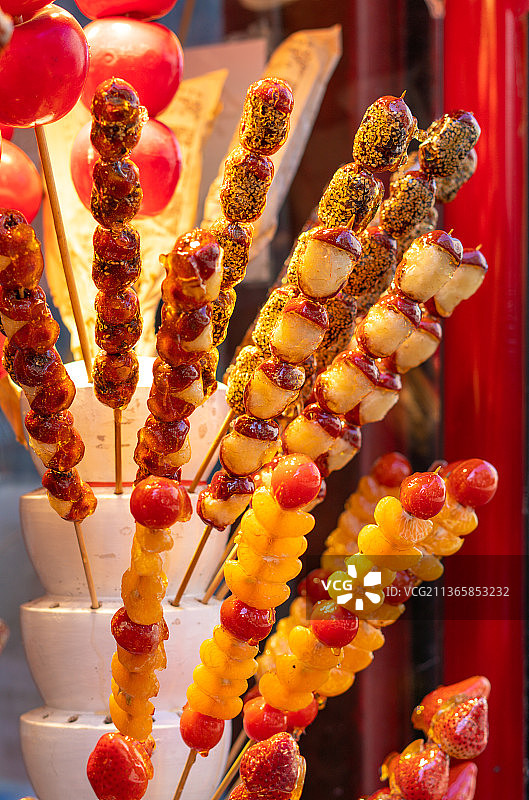 老北京特色美食冰糖葫芦图片素材