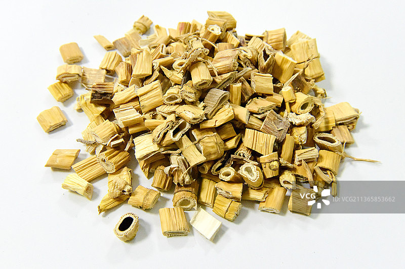 中草药中药加工传统中药材芦根图片素材