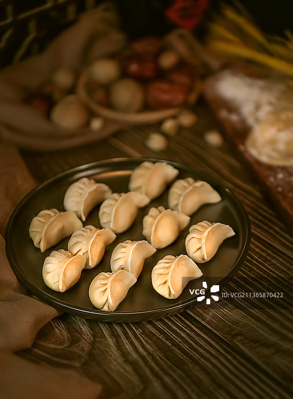 春节序曲 饺子的故事图片素材