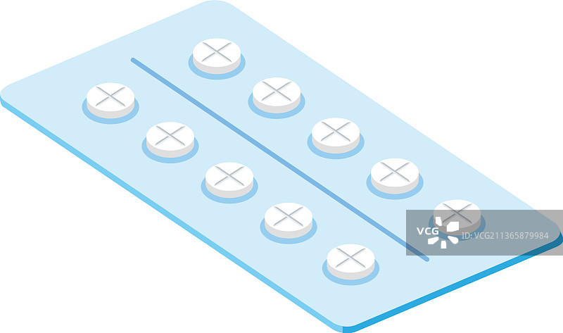 药品药丸2.5D图片素材