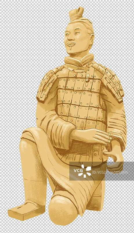 秦始皇兵马俑元素图片素材