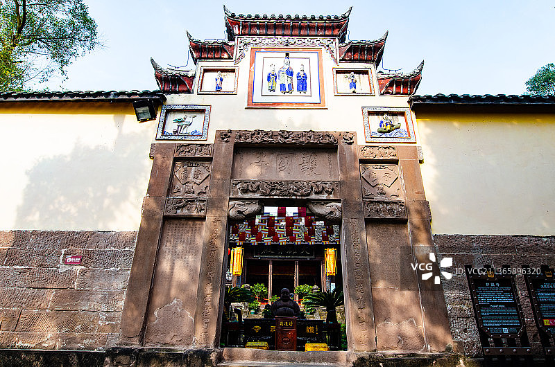 重庆合川钓鱼城古迹图片素材