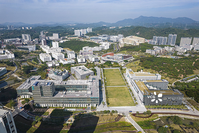 南方科技大学 深圳大学丽湖校区 深圳风光 深圳大学城 深圳西丽 西丽大学城图片素材