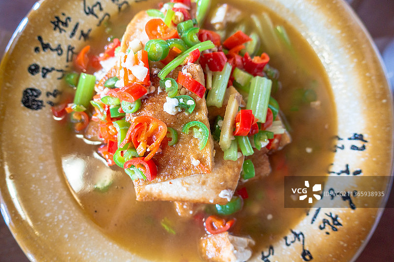 红烧豆腐块图片素材