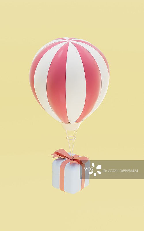 创意礼盒3D渲染图片素材