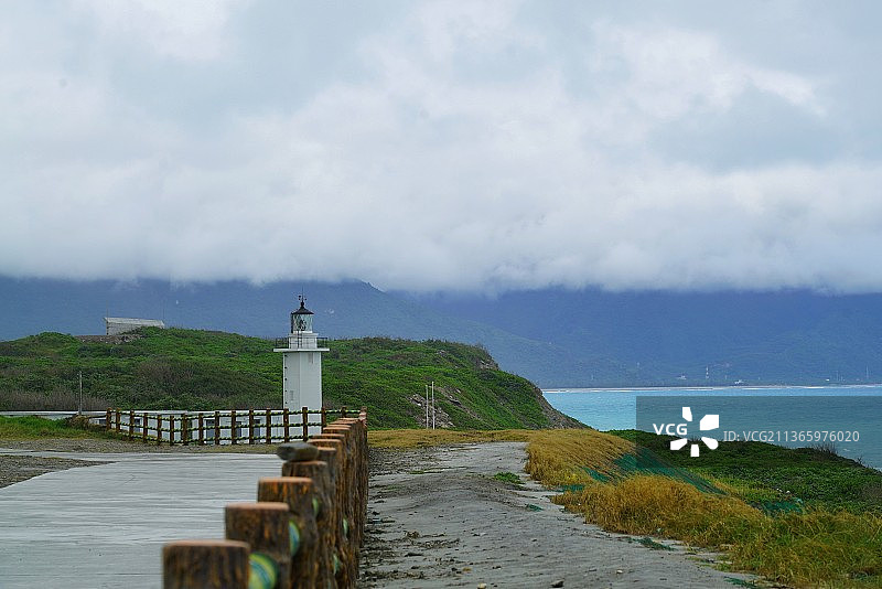 台湾花莲奇莱鼻灯塔图片素材