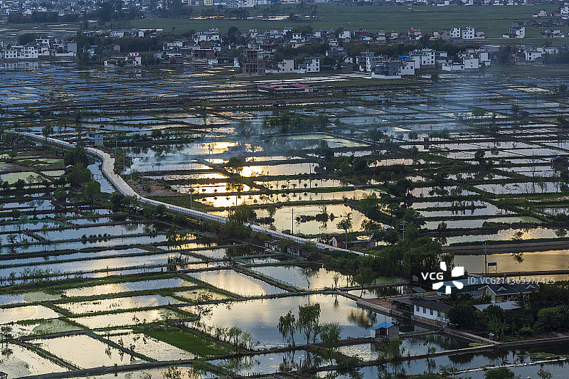 三川美景——云南 丽江  永胜县  三川镇图片素材