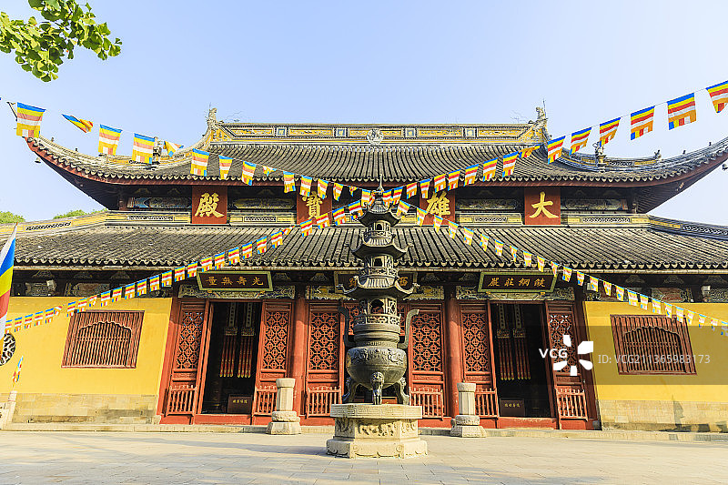 江苏苏州西园寺图片素材