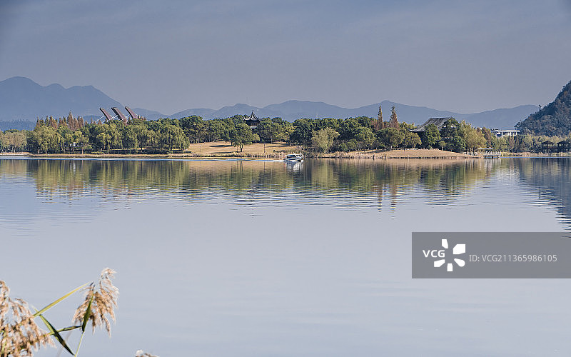 台州临海灵湖公园图片素材