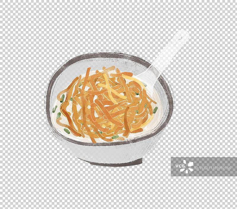 重庆特色美食“油茶”插画元素图片素材