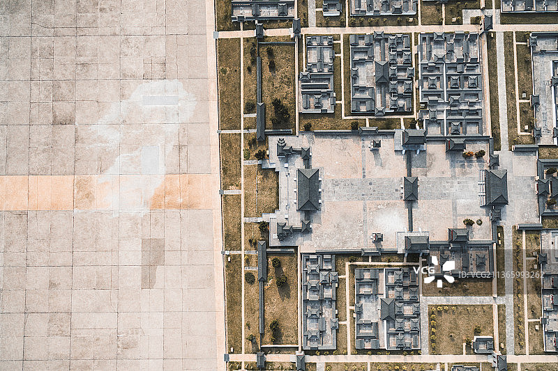 西安大明宫国家遗址公园建筑图片素材