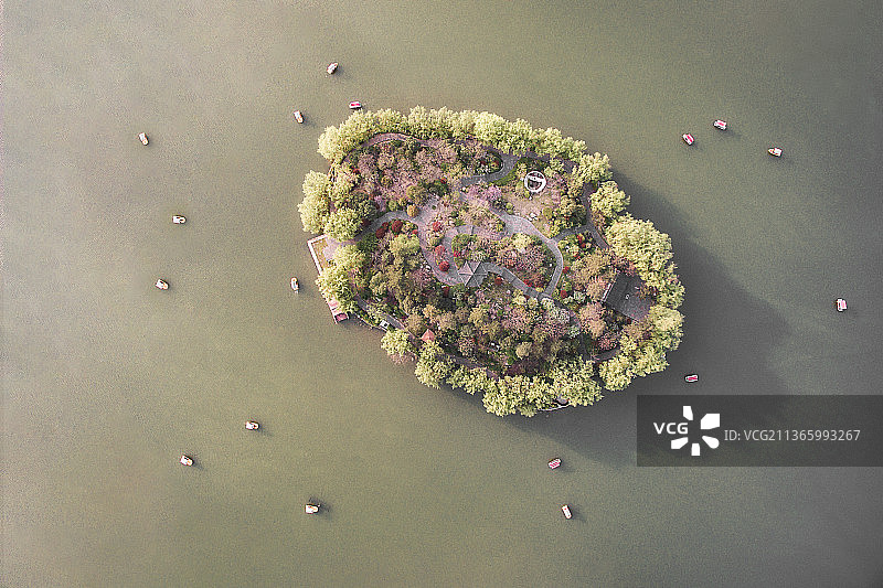 西安大明宫国家遗址公园建筑图片素材