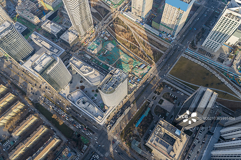 济南CBD建筑群图片素材