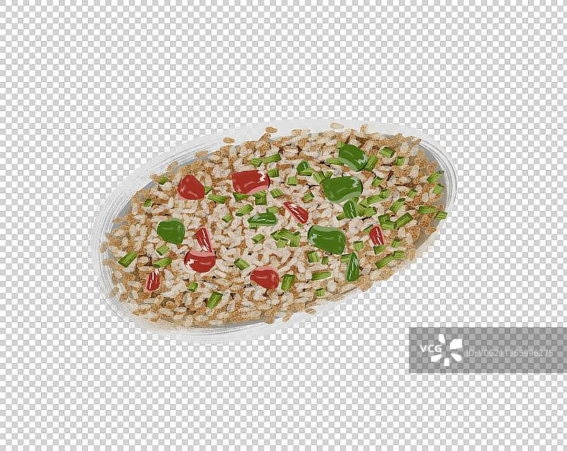 东莞特色美食“万江龙船饭”插画元素图片素材