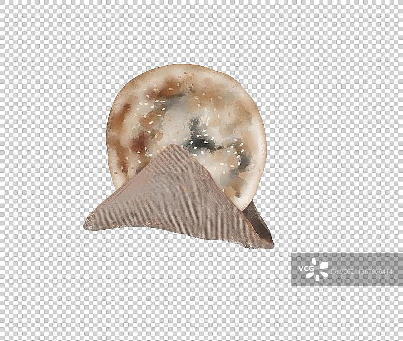 昆明特色美食“官渡粑粑 ”插画元素图片素材