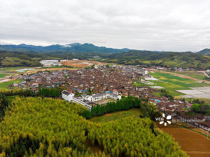 福建邵武平和古镇田园风光图片素材