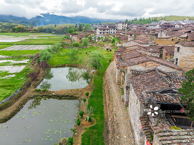 福建邵武平和古镇田园风光图片素材