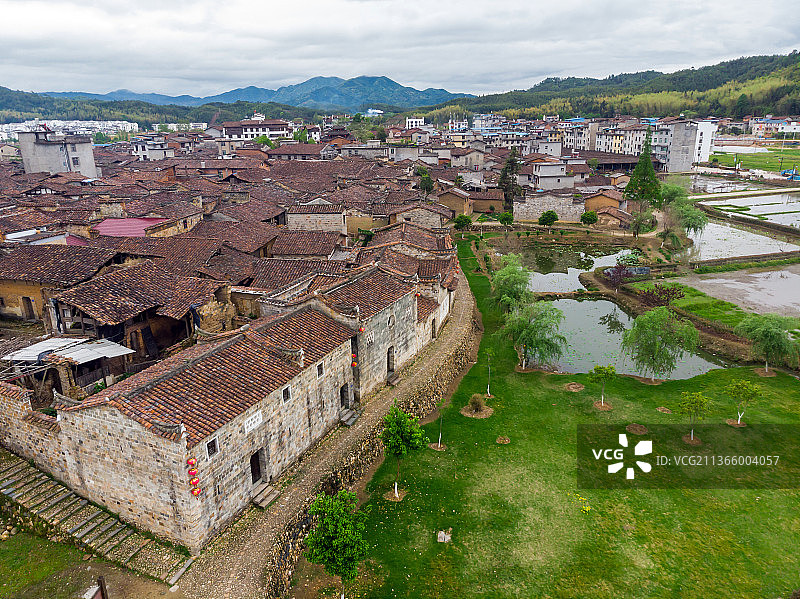 福建邵武平和古镇田园风光图片素材