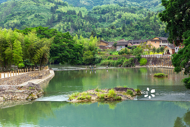 福建南靖土楼云水谣图片素材