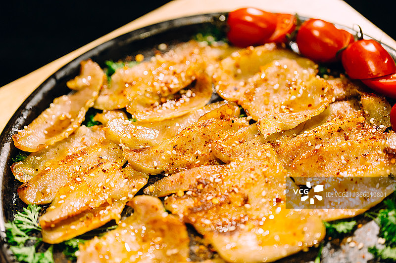 烤五花肉美食图片素材