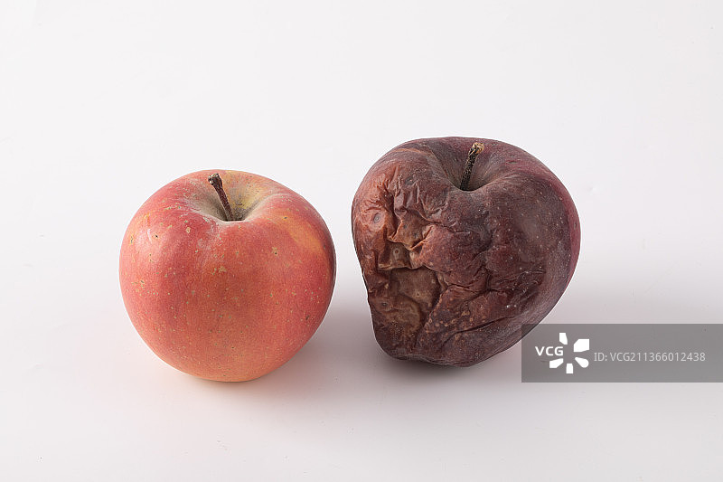 发霉水果苹果食物安全图片素材