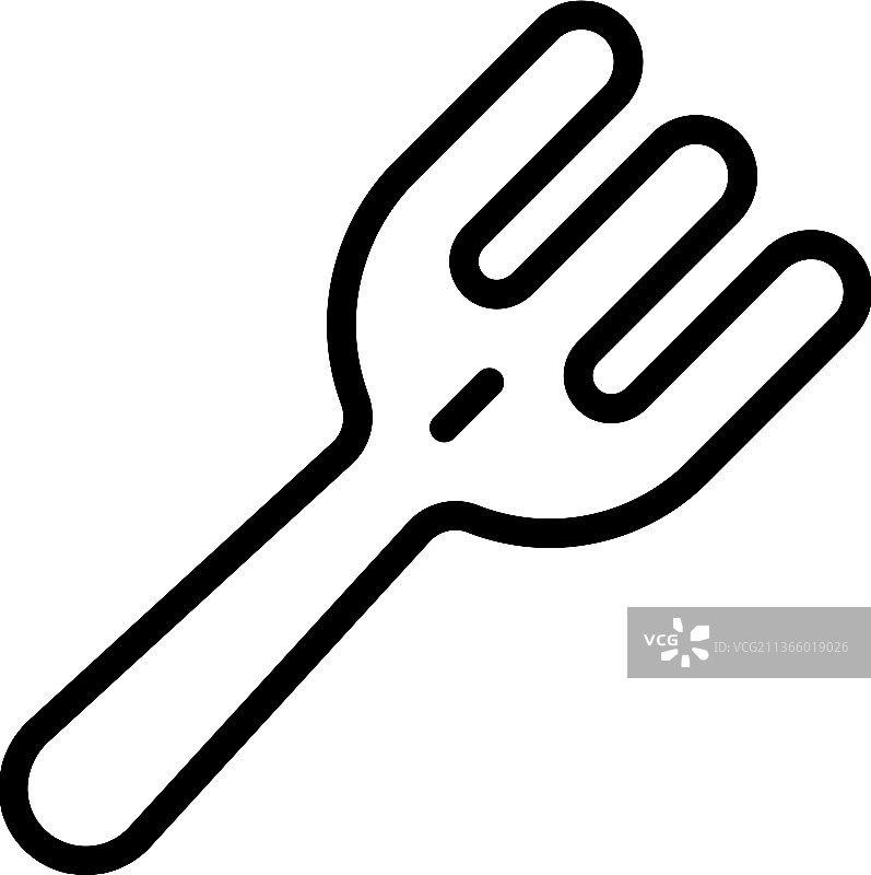 铲子轮廓厨房烹饪图标图片素材