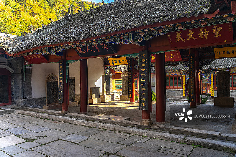 陕西省汉中市留坝县张良庙图片素材