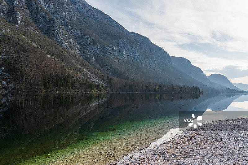 博希尼湖风景图片素材