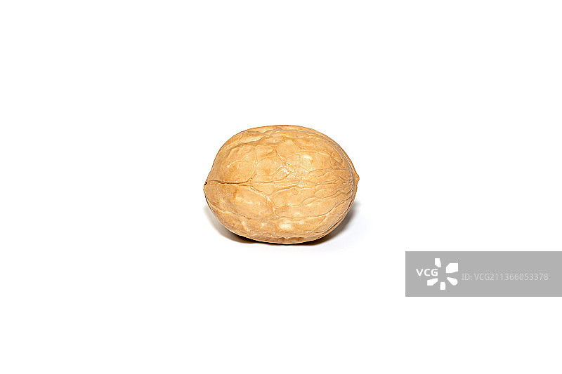 带阴影的白色背景上的核桃图片素材