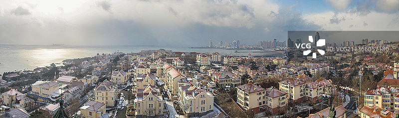 城市景观全景图片素材