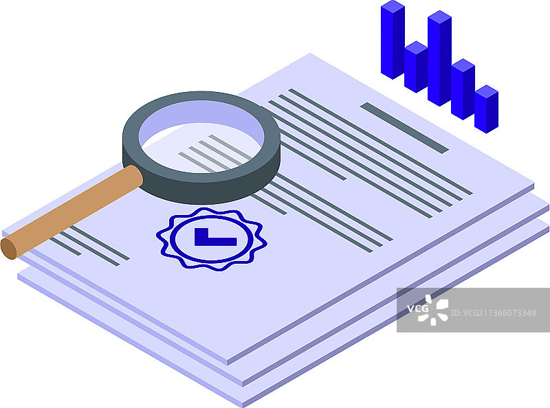 监管文件2.5D图标规则贸易图片素材