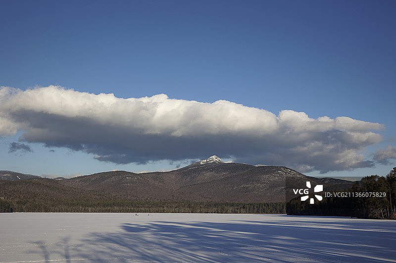 美国乔科鲁阿山雪景图片素材
