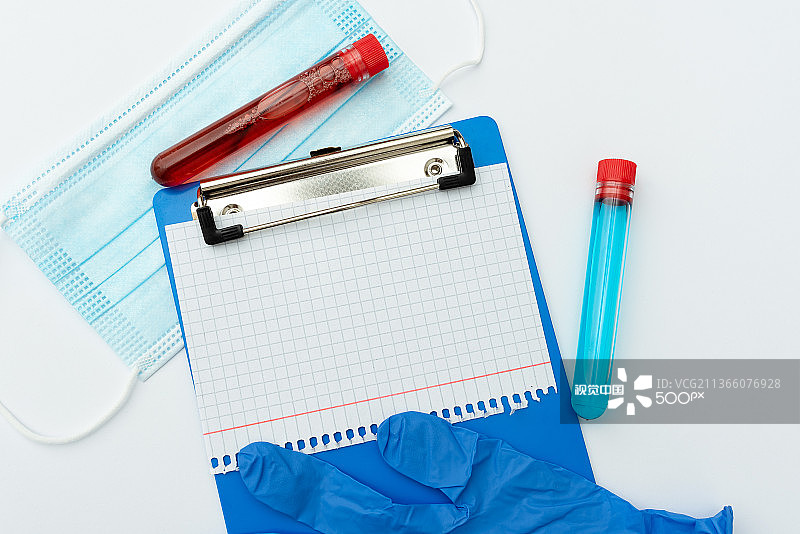 准备处方药，预防病毒传播图片素材