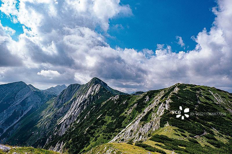 特里格拉夫国家公园山脉风光图片素材