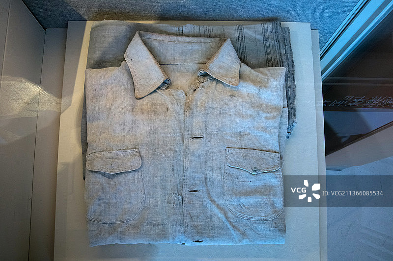 北京中国军事博物馆八路军军服图片素材