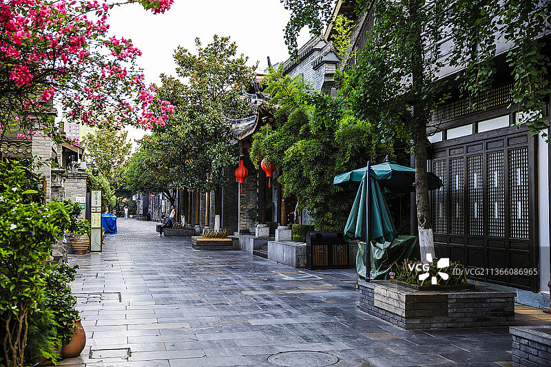 四川成都宽窄巷子图片素材