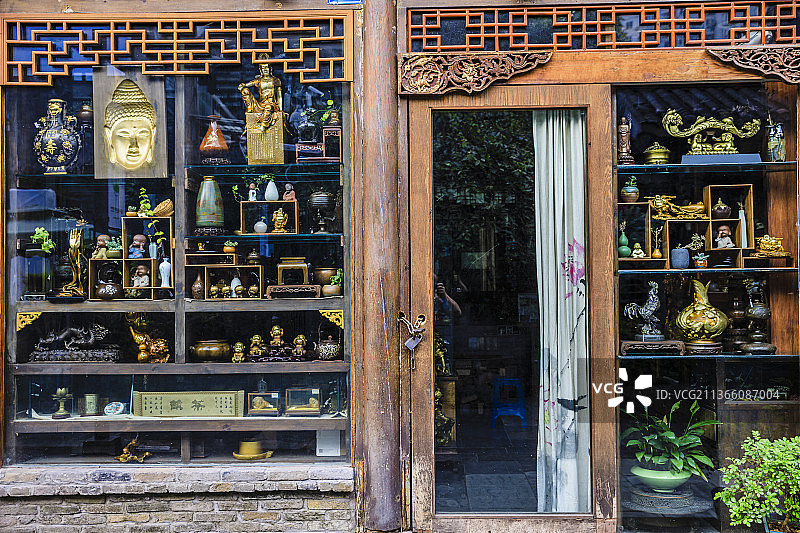 四川成都宽窄巷子图片素材