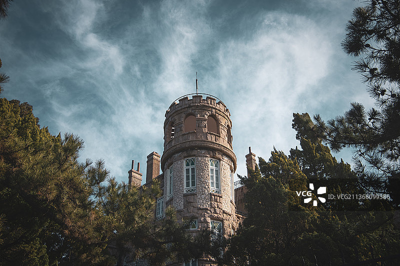 青岛八大关花石楼图片素材