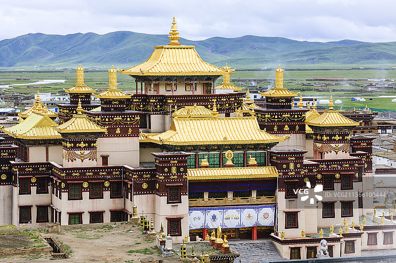 四川甘孜色须寺图片素材