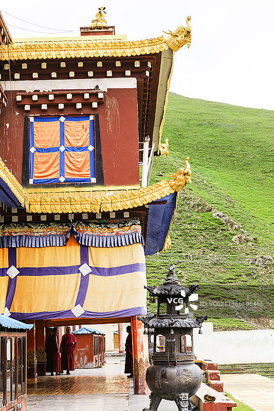 四川甘孜色须寺图片素材