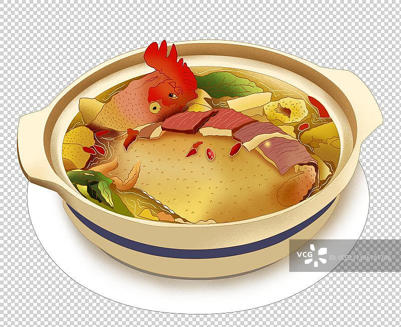 黄油鸡汤元素图片素材