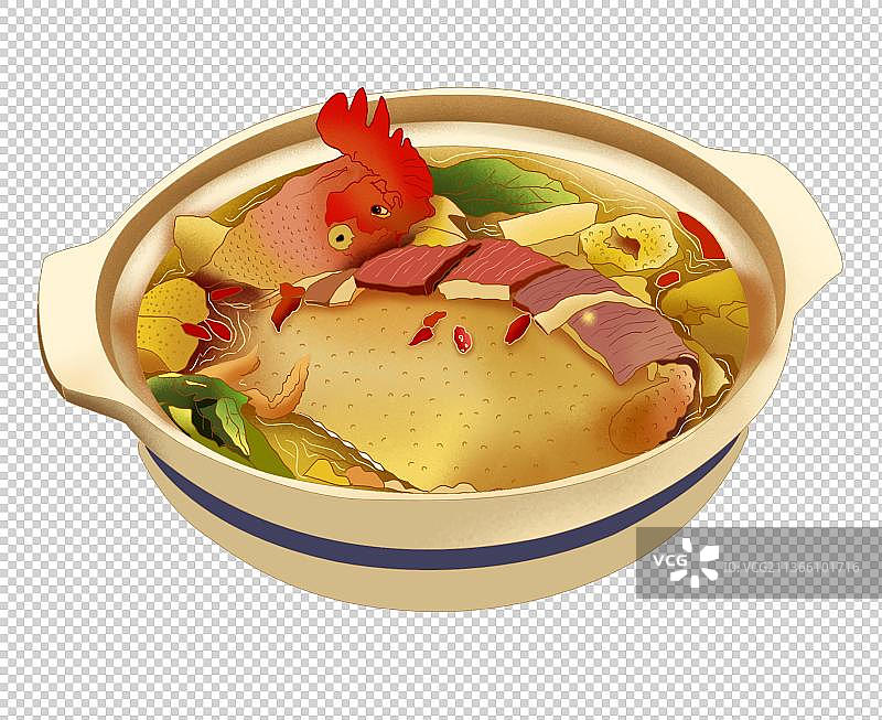 黄油鸡汤元素图片素材