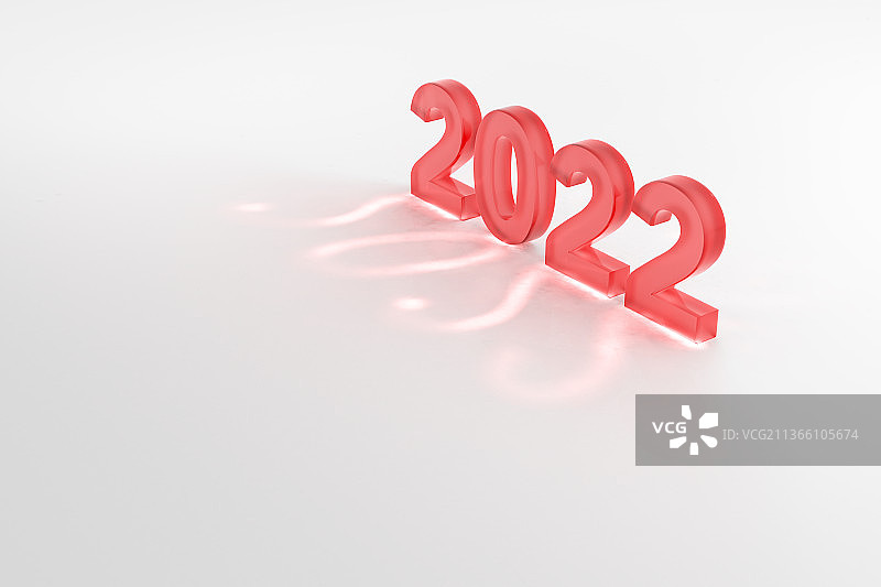 中国风创意红色字体玻璃焦散概念背景图片素材