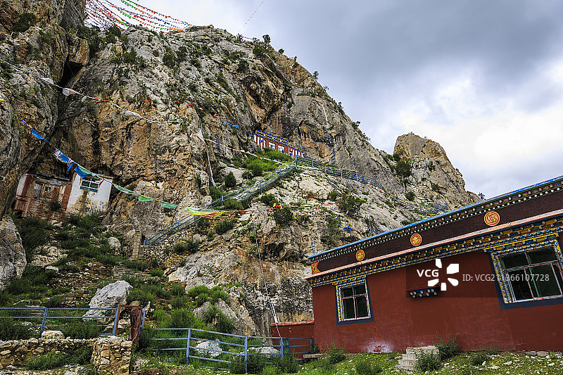 青海玉树文成公主庙图片素材