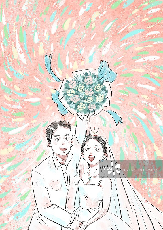 梦中的婚礼图片素材